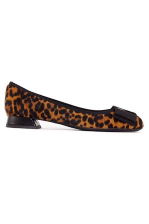 Sisko ponyhair leopard print ballerina shoes ROBERTO FESTA | SISKOJAGUARMIELE